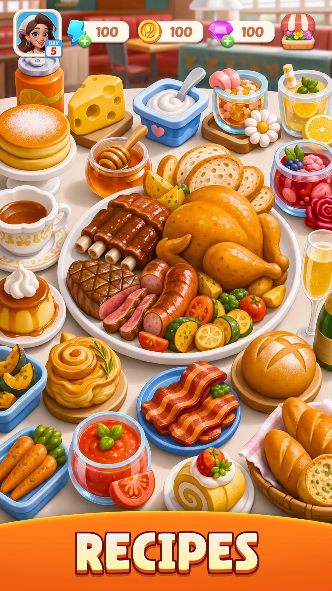 Merge Chef: Sweet Kitchen screenshot