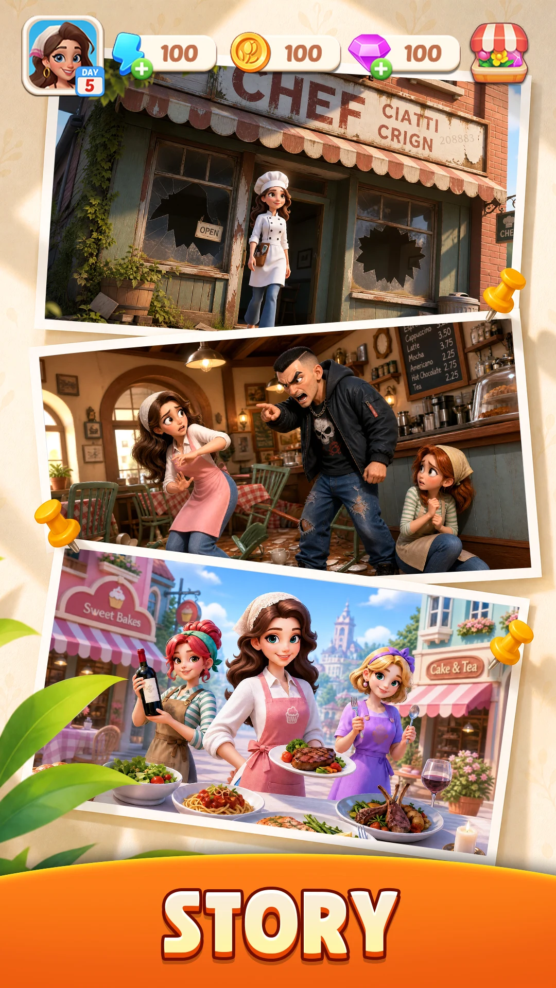 Merge Chef: Sweet Kitchen screenshot