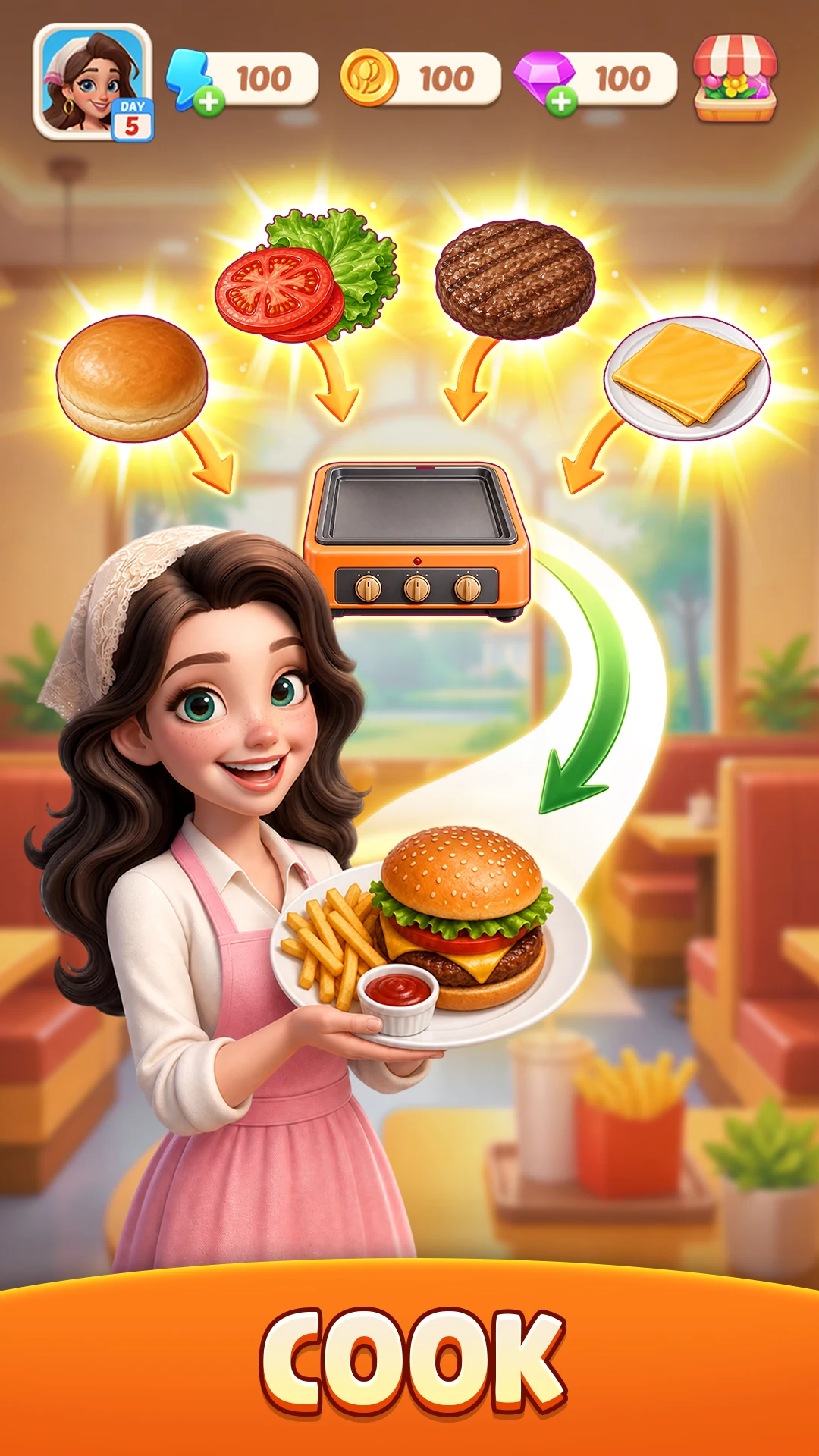 Merge Chef: Sweet Kitchen screenshot