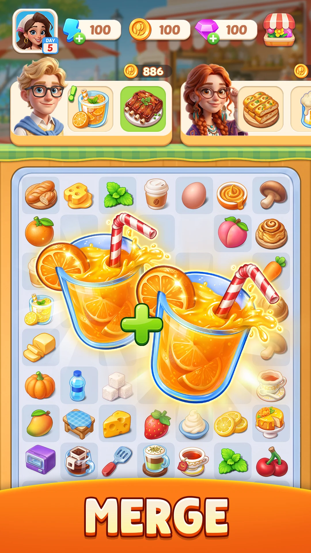 Merge Chef: Sweet Kitchen screenshot